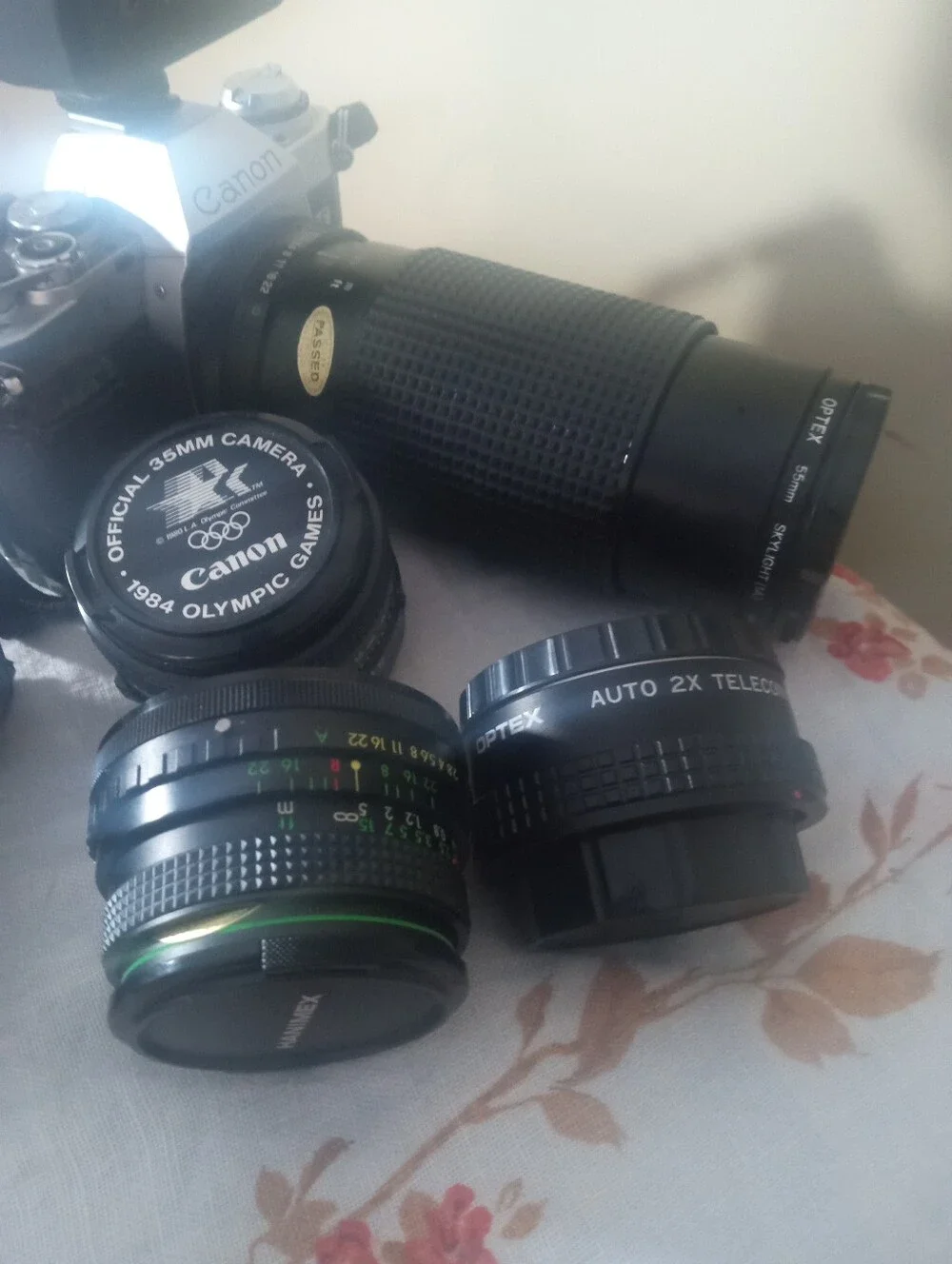 AS IS Vintage Canon AL-1 QF 35mm Camera Parts Repair Lenses Flash Filters - Picture 5 of 10
